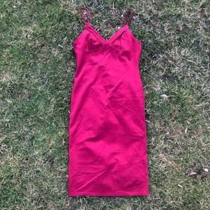 Cranberry Bodycon Dress
